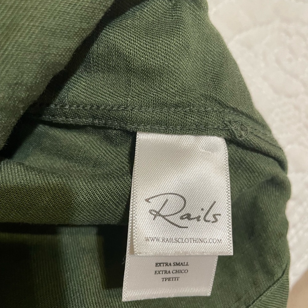 Rails Olive Green Loren Shirt/Jacket - Picture 14 of 15